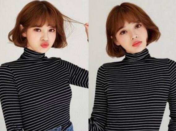 2019年最流行的发型！发尾烫卷短发发型