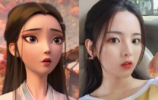 小白蜜汁像杨超越？现在连动漫人物都长了一张明星脸
