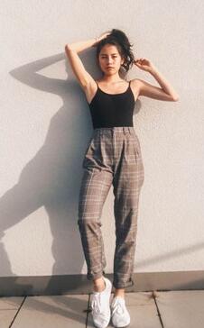 老爷裤的显瘦穿搭秘诀