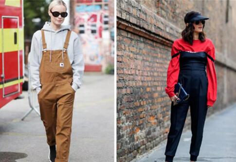 背带裤穿搭方法大集合 俏皮的版型怎么穿都好看