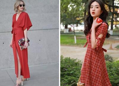 短袖连衣裙 日式版型更加显瘦