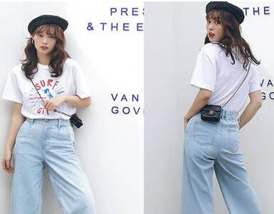 短袖遇上九分裤 夏季美感的最佳体现