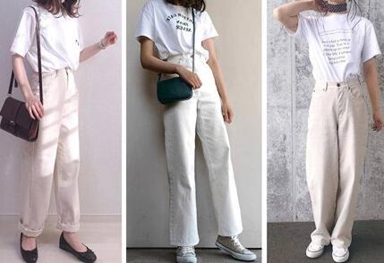 白领女性如何穿搭小白裤 分享几套好的白色裤子的穿搭技巧