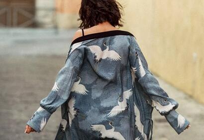 日式罩衫清凉来袭 丝滑面料遮阳防晒