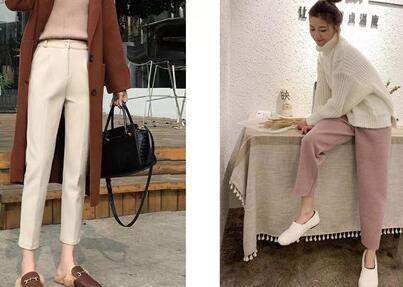 三款裤形最适合腿部粗胖的女孩