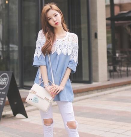 白色紧身裤配什么上衣好看