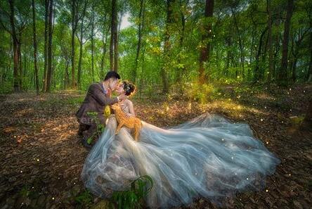 森系婚纱照怎么拍出效果 清新婚纱照见证爱情