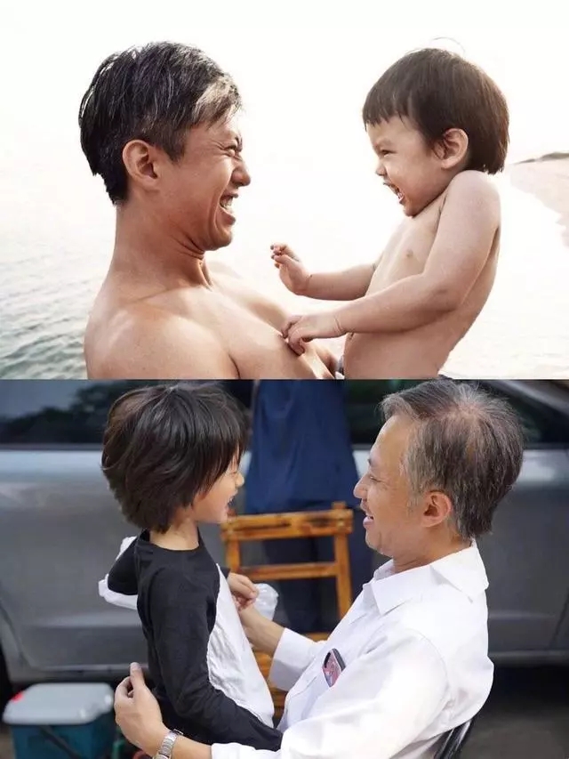 孙俪晒白发苍苍的邓超和等等小花互动 超哥看到照片后又哭了