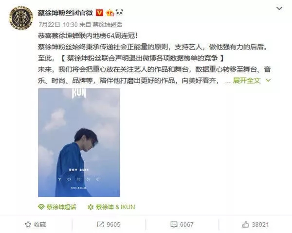 周杰伦超话 周杰伦粉丝与蔡徐坤粉丝之战