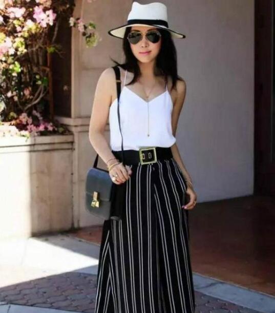 活跃在时尚圈的阔腿裤 阔腿裤经典搭配学起来