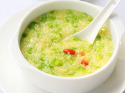 止咳化痰春季  早餐榆钱小米粥