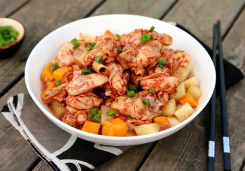 消食减肥晚餐腐乳蒸鸡   怎么做鸡