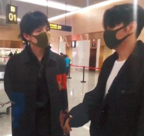 朱星杰没认出前辈李荣浩 他们机场相遇也不相识