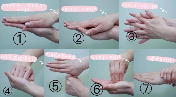 七步洗手法口诀 7步洗手法儿童顺口溜