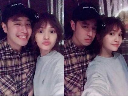 杨丞琳开工晒与潘玮柏合影 配文兄弟俩一起工作很开心