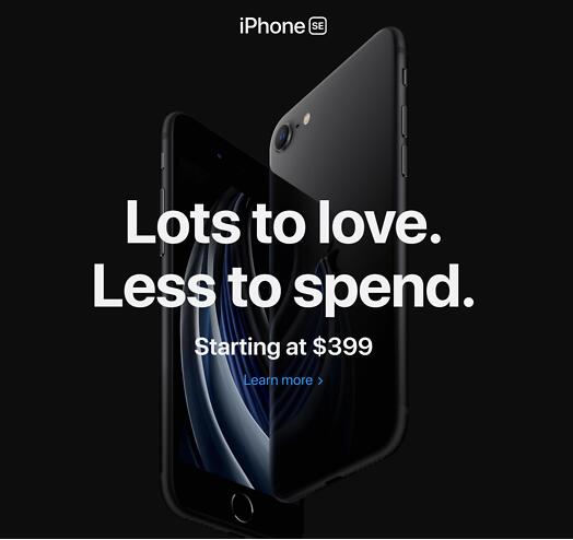 苹果发布新款iPhone SE 最低3299元起开启性价比之战