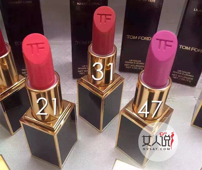 最新TF口红试色 超美的口红颜色哪个女人不心动