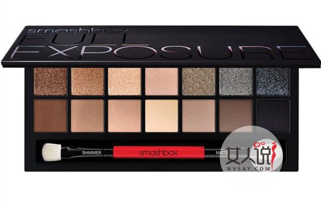 smashbox眼影试色效果 显色度高0色差轻松打造深邃眼窝