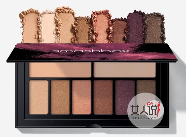 smashbox眼影试色效果 显色度高0色差轻松打造深邃眼窝