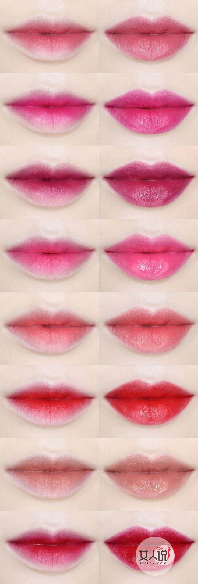 露华浓唇釉试色效果 美妆博主挚爱唇釉丝绒柔滑不掉色