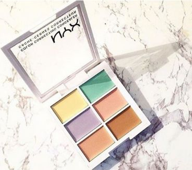 nyx遮瑕膏怎么用 六色遮瑕盘的用法和调色技巧