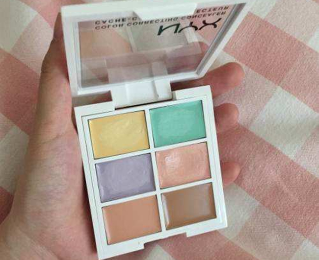 nyx遮瑕膏怎么用 六色遮瑕盘的用法和调色技巧