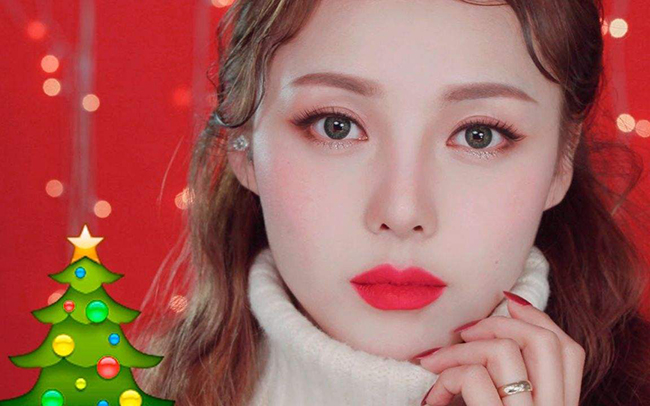 圣诞节妆容教程 圣诞妆赴约狂欢夜你就是全场焦点