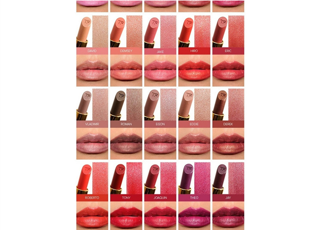 tom ford唇膏全部试色 都炒鸡好看真忍不住全部种草