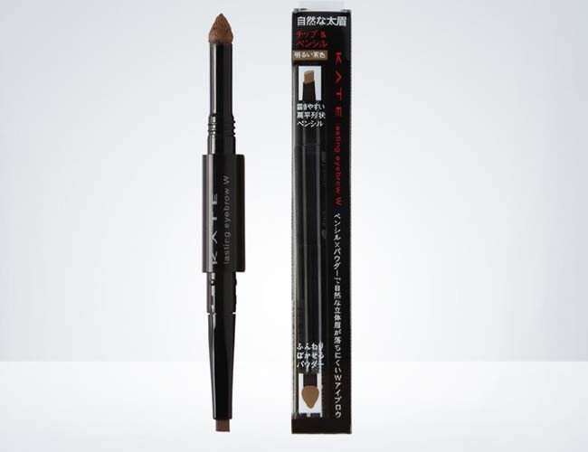 KATE双头眉笔怎么用 一支两种用法让你眉形自然柔和