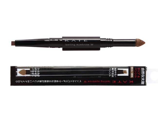 KATE双头眉笔怎么用 一支两种用法让你眉形自然柔和