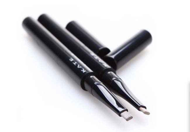 KATE双头眉笔怎么用 一支两种用法让你眉形自然柔和