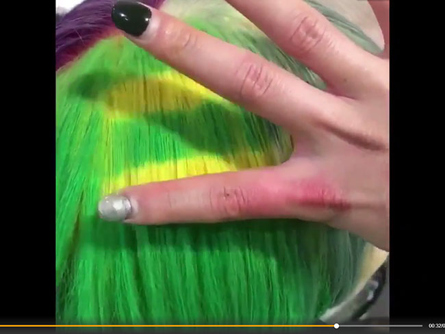 首款随温度变色的染发剂 PRAVANA温感变色染发膏惊爆眼球