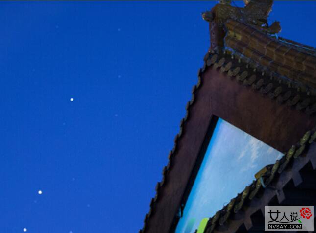 江苏现三星一线 奇特天象难得一见市民争先留影