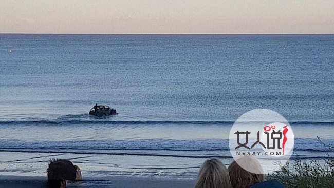 吉普车冲进大海 揭吉普车冲进大海驰骋全过程惊心动魄