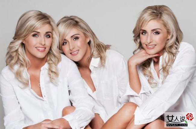 世界最美三胞胎模特 身材火辣绝色尤物令人震惊