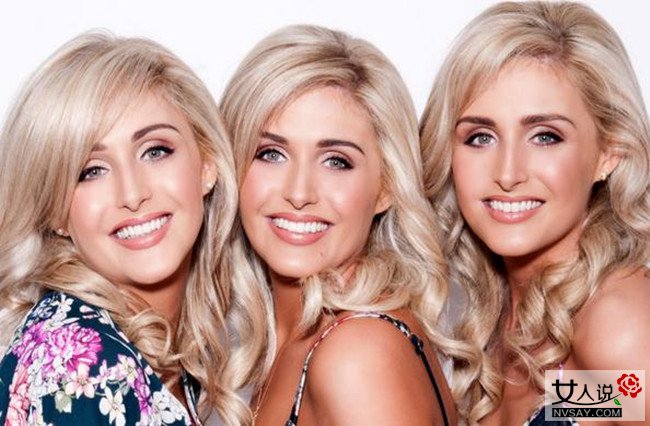 世界最美三胞胎模特 身材火辣绝色尤物令人震惊