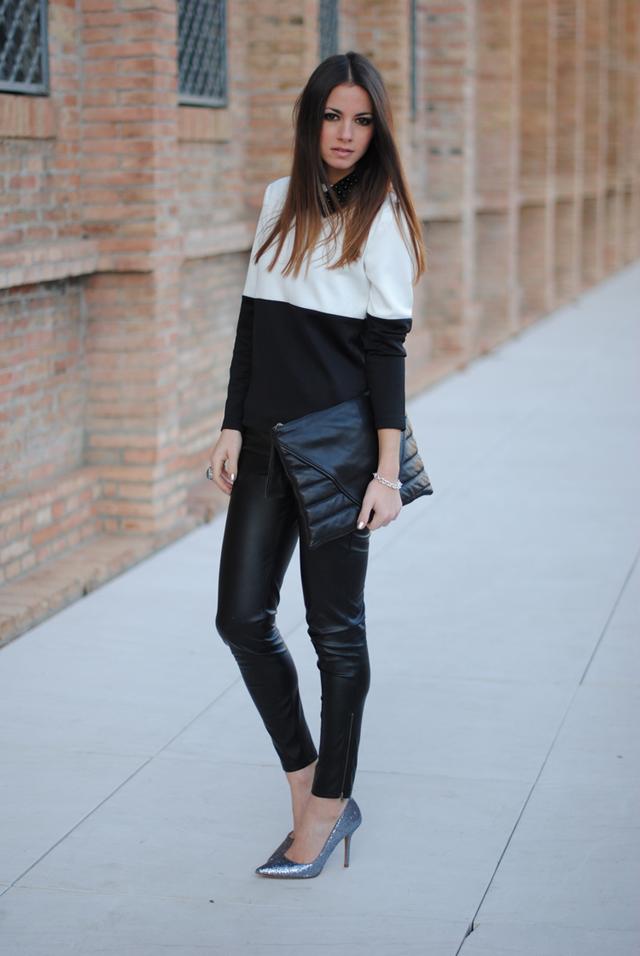 皮裤一点也不俗 我们美着呢!