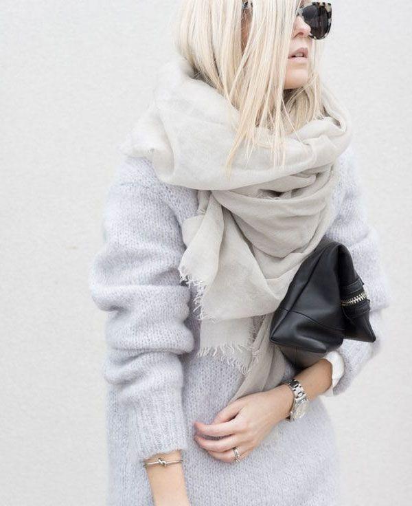 时髦保暖打造黄金比例，一条围巾满足你的N个愿望！