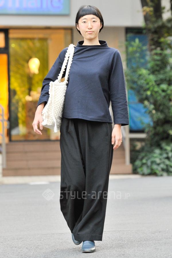 东京街头阔腿裤的N种秋冬搭配法