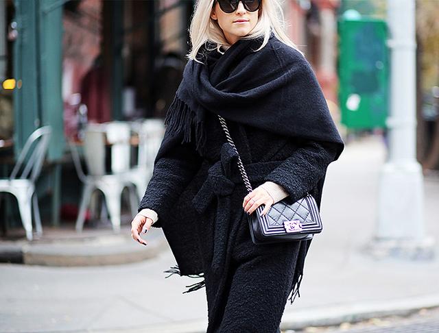 时髦保暖打造黄金比例，一条围巾满足你的N个愿望！