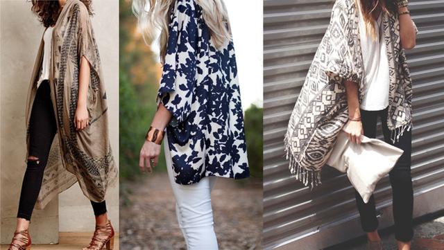 今天穿什么:防晒又时尚的和服式开衫你get了吗?
