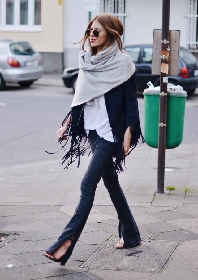 时髦保暖打造黄金比例，一条围巾满足你的N个愿望！