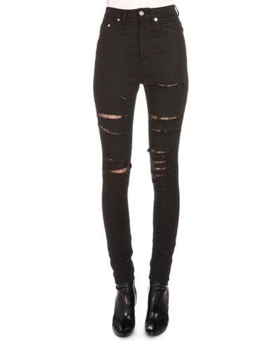 早秋破洞牛仔刚刚好