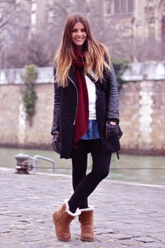 她们把UGG穿出了范儿