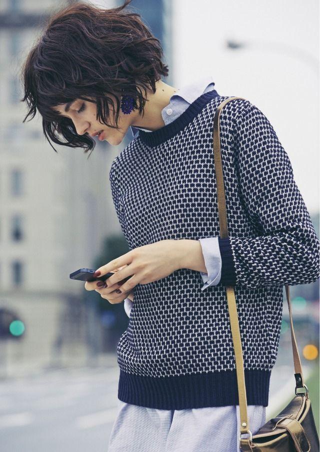 不化妆也能神采奕奕? 非套头衫莫属!