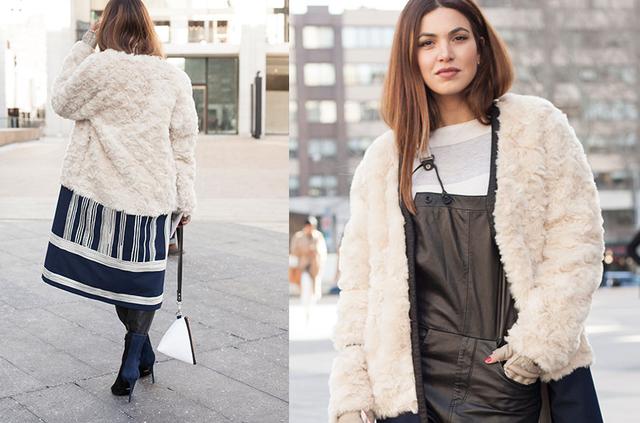 羊羔毛外套怎么搭?
