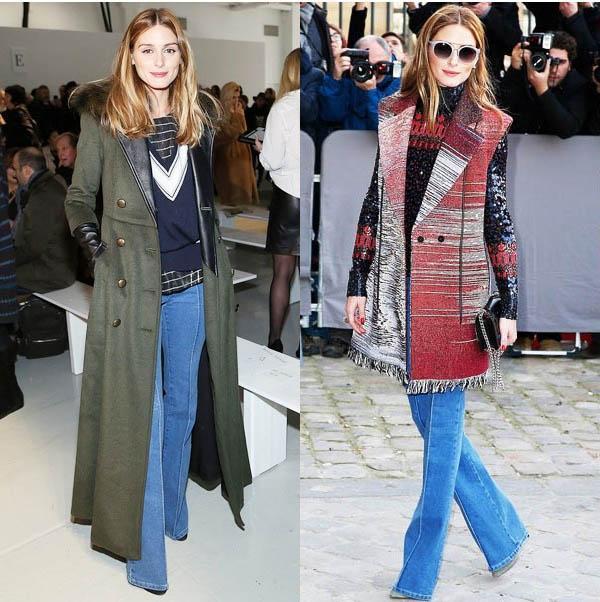 Olivia教你秋冬如何搭配喇叭裤