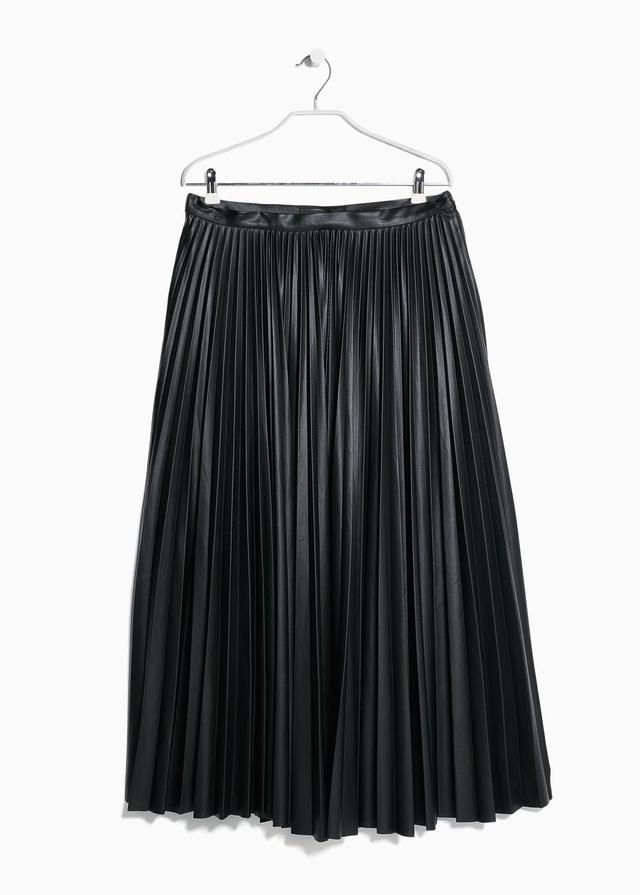 这件涂漆裙配毛衣美翻了