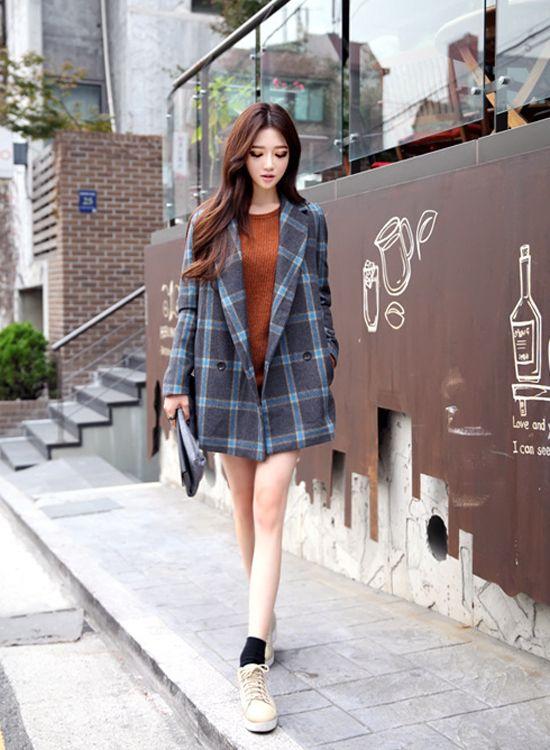 今天穿什么：说道外套 比纯色更流行的是格纹