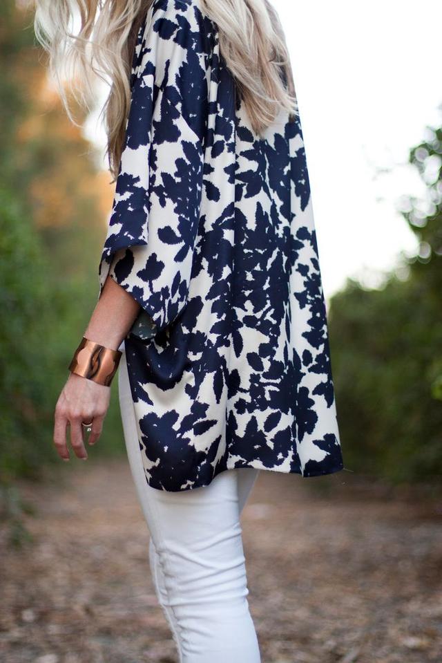 今天穿什么:防晒又时尚的和服式开衫你get了吗?